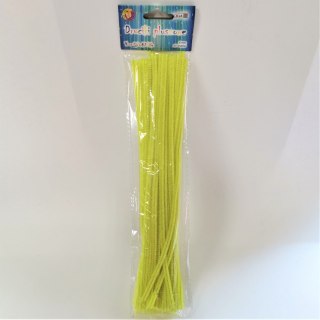Druciki pluszowe 40szt. 30cm ŻÓŁTE | DPK-05