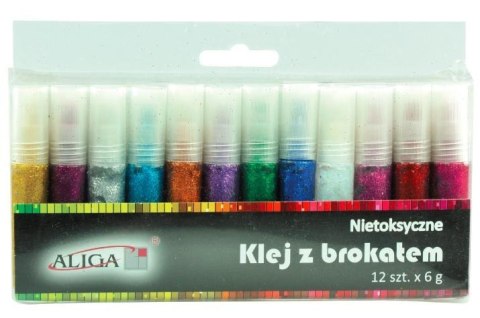 Klej brokatowy 12szt. | MT-6609 Klej brokatowy 12szt. | MT-6609