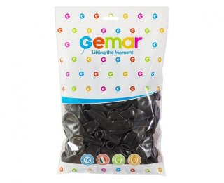 Balony 100szt czarne pastelowe 10" G90/14