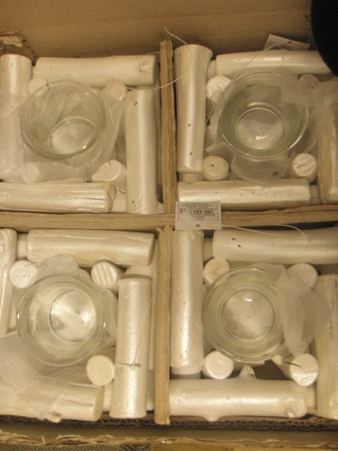 Świecznik biały na tea light 4szt. | TG13123 Świecznik biały na tea light 4szt. | TG13123