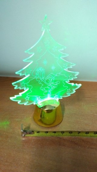 Choinka podświetlana 13cm