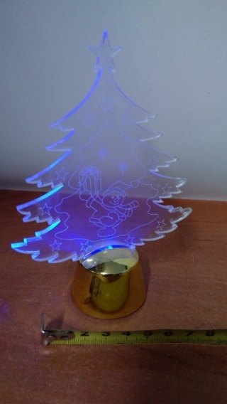 Choinka podświetlana 13cm