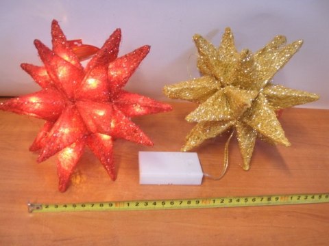 Gwiazda świecąca 20cm na baterie | CSA042