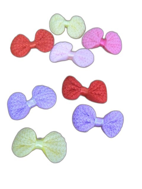 Kokardki szydełkowe 8szt. | D13126 Kokardki szydełkowe 8szt. | D13126