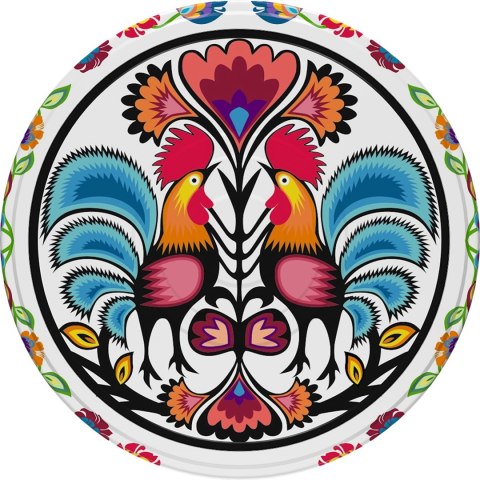 Zakrętki do słoików 10szt. FI-66 FOLK | 136411 Zakrętki do słoików 10szt. FI-66 FOLK | 136411