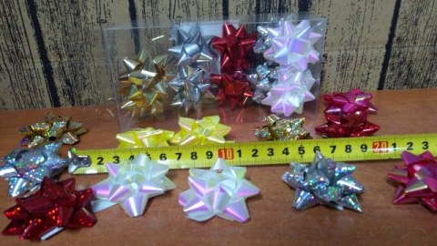Rozeta metaliczna 24szt. MIX 5cm | ROZ50 Rozeta metaliczna 24szt. MIX 5cm | ROZ50