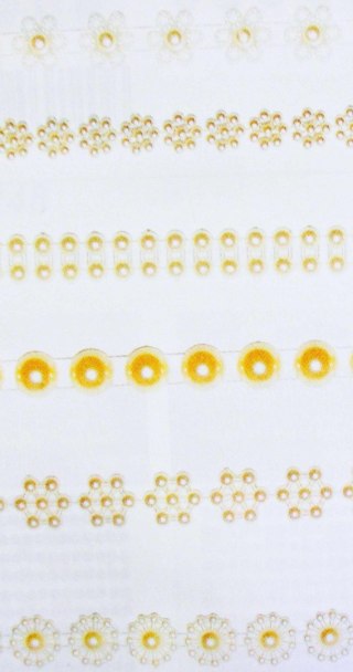 Tasiemki 12szt. perłowe BIAŁE 150cm | WSP-0846