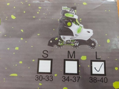 Rolki regulowane rozm. 38-40 X JUMPER PW/129C BOY