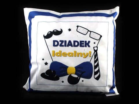 Poszewka 40x40 cm - DZIADEK Idealny! SN49046-10P Poszewka 40x40 cm - DZIADEK Idealny! SN49046-10P