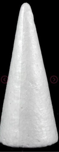 Stożek styropianowy 50cm 2szt. Stożek styropianowy 50cm 2szt.