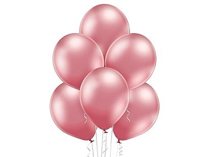 Balony 50szt. GLOSSY 12" różowe | 90-21 Balony 50szt. GLOSSY 12" różowe | 90-21