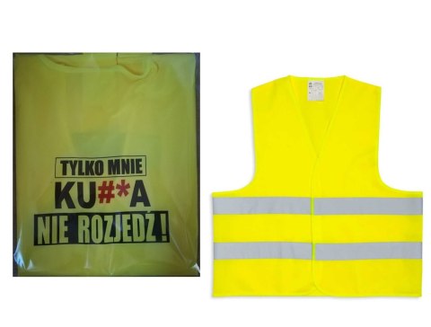Kamizelka odblaskowa Tylko mnie nie rozjedź Kamizelka odblaskowa Tylko mnie nie rozjedź