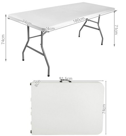 Stół ogrodowy składany 180cm 2467 Stół ogrodowy składany 180cm 2467
