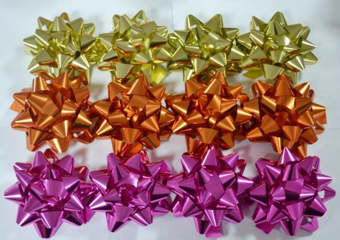 Rozetka 3" 7,5cm op.24szt. miedziane, różowe, złote | ROZ-75-GLOSS Rozetka 3" 7,5cm op.24szt. miedziane, różowe, złote | ROZ-75-GLOSS