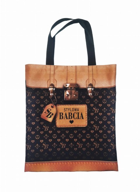 Torba premium Stylowa Babcia brąz | TP06 Torba premium Stylowa Babcia brąz | TP06
