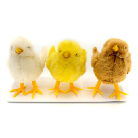 Kurczaki wysokość 7 cm. 3 szt WPK-8499 Kurczaki wysokość 7 cm. 3 szt WPK-8499