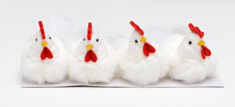 Kury 6,5cm x 8,5cm 4szt WPK-8957 Kury 6,5cm x 8,5cm 4szt WPK-8957