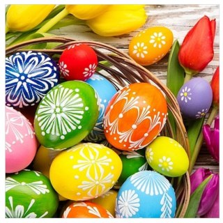 Serwetki 33x33cm wielkanocne 20szt. | 18-30