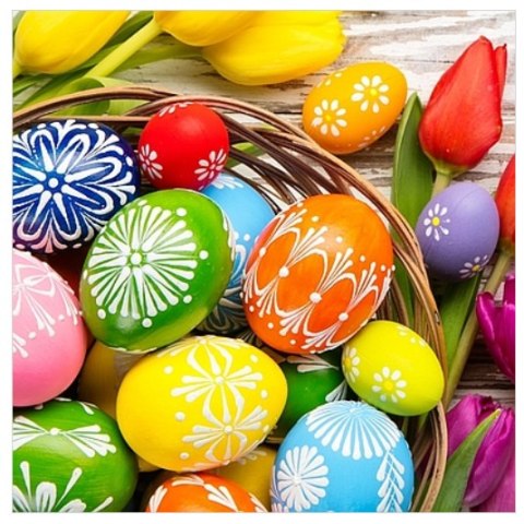 Serwetki 33x33cm wielkanocne 20szt. | 18-30 Serwetki 33x33cm wielkanocne 20szt. | 18-30