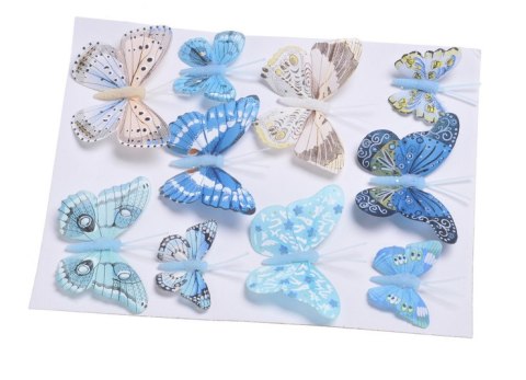 Motyl mix 8cm/5cm na klipie - 10szt. 173CANA8147 Motyl mix 8cm/5cm na klipie - 10szt. 173CANA8147