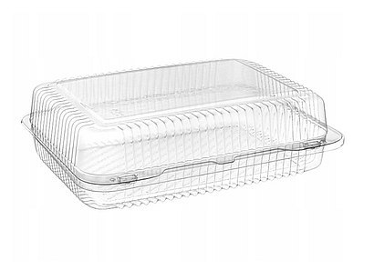 Pojemniki na ciasto z wieczkiem 16x19x3cm 50sztuk 07-64 Pojemniki na ciasto z wieczkiem 16x19x3cm 50sztuk 07-64