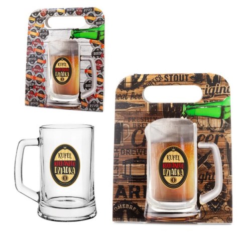 Kufel do piwa w ozdobnym opakowaniu " Kufel Kochanego Dziadka" Kufel do piwa w ozdobnym opakowaniu " Kufel Kochanego Dziadka"