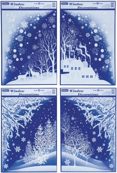 Witraż 20x30cm BOŻE NARODZENIE WB-22 / STXWG-5069 Witraż 20x30cm BOŻE NARODZENIE WB-22 / STXWG-5069