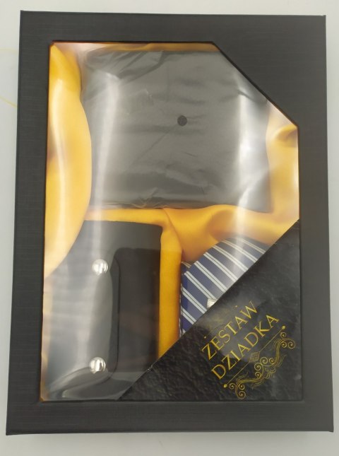 Zestaw prezentowy krawat+portfel+etui DZIADEK Zestaw prezentowy krawat+portfel+etui DZIADEK