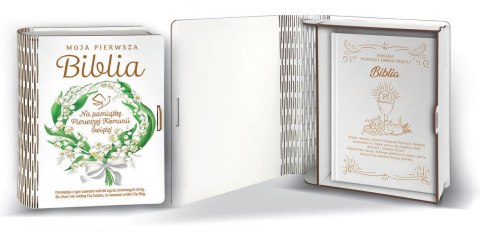 Pudełko na BIBLIĘ A5 19 x 5 x 23,5cm KONWALIE Pudełko na BIBLIĘ A5 19 x 5 x 23,5cm KONWALIE