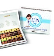 Pudełko na merci 22 x 2 x 17cm KOMUNIA NIEBIESKIE Pudełko na merci 22 x 2 x 17cm KOMUNIA NIEBIESKIE