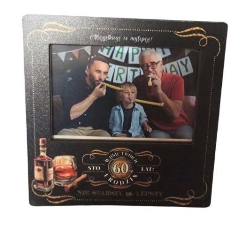 Ramka na zdjęcia kolor 10 X 15 WHISKY na 60-te urodziny 3310-WY60 Ramka na zdjęcia kolor 10 X 15 WHISKY na 60-te urodziny 3310-WY60