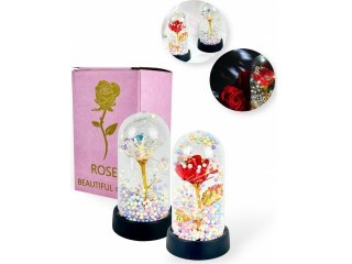 Wieczna róża LED w szkle 762857