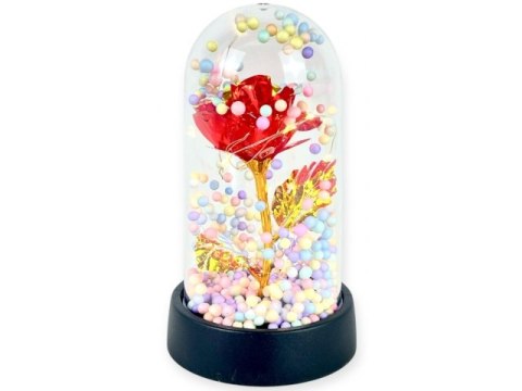 Wieczna róża LED w szkle 762857