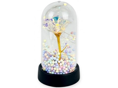 Wieczna róża LED w szkle 762857