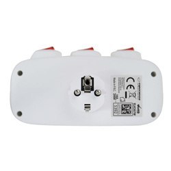 Rozgałęźnik elektryczny z uziemieniem 3 gniazda ELK307W