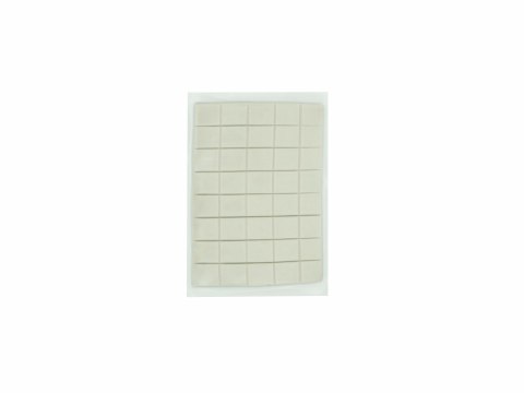 Masa mocująca samoprzylepna op. 40 szt. rozm.10 x 10 mm grubość: 0,5 mm. PSD-2496