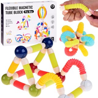 Klocki elastyczne magnetyczne rurki do budowania Tube Block 36 elem. | ZA5813
