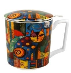 Kubek 450ml. z zaparzaczem MODERN CAT Kubek 450ml. z zaparzaczem MODERN CAT