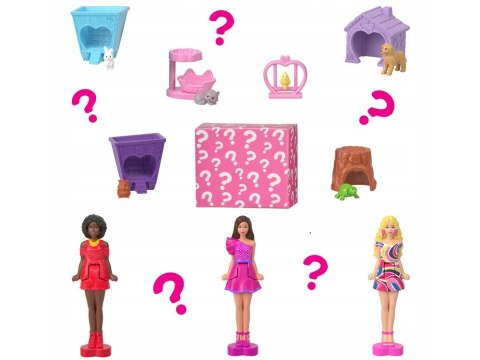 Mattel mini BarbieLand domek dla lalek + lalka i pupil + akcesoria ZA6039 C