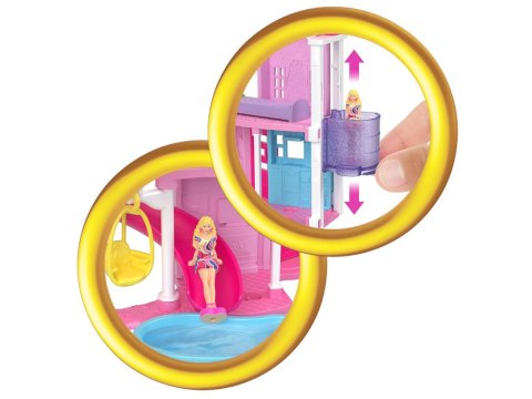 Mattel mini BarbieLand domek dla lalek + lalka i pupil + akcesoria ZA6039 C